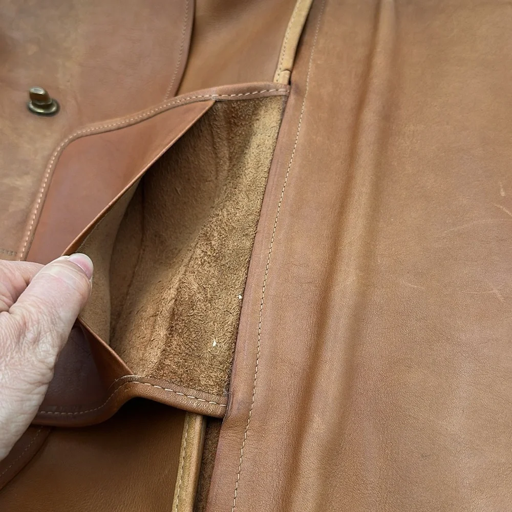 Vintage Coach Briefcase Tabac